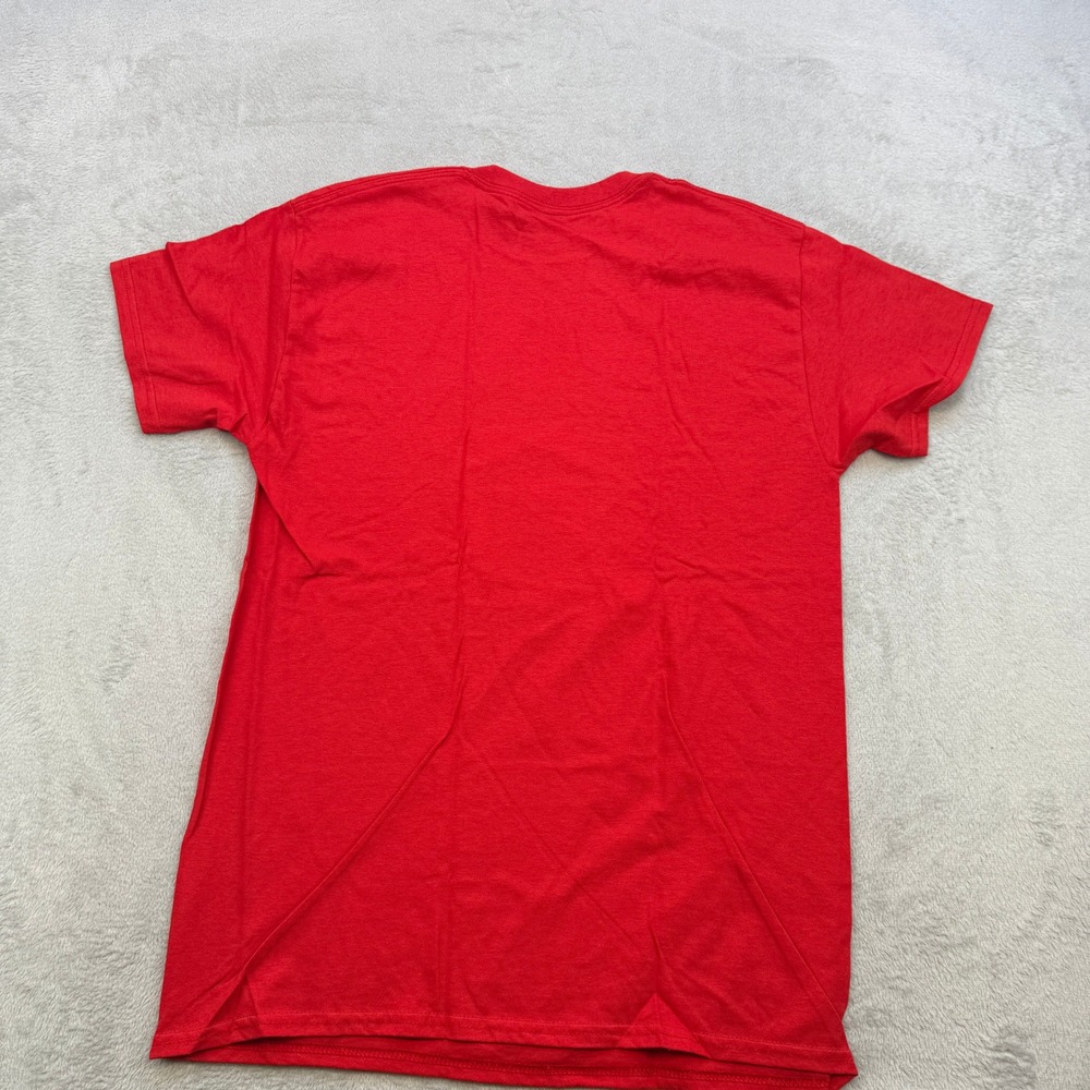 3Forty Inc T Shirt Mens Medium Red Pay Up Money Bear Graphic Streetwear Hip Hop - Picture 4 of 4